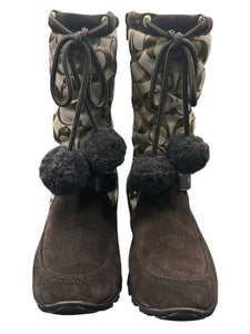 Coach Size 6 bronze Boots