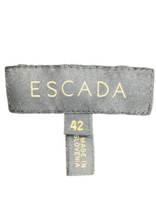 escada Size 10 Black & White Top