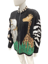 Load image into Gallery viewer, MODI Denim Size XL Black Jacket