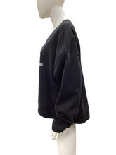 Load image into Gallery viewer, karl lagerfeld Size XL black &amp; Silver Sweater