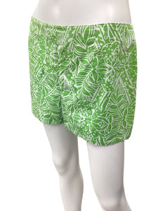 Lilly Pulitzer Size 8 Green & White Shorts