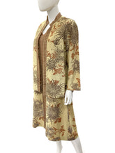 Load image into Gallery viewer, Alfred Shaheen-Vintage Size XL/1X Gold Print 2 piece