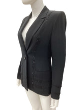 Load image into Gallery viewer, Badgley Mischka Size 6 Black Blazers