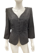Load image into Gallery viewer, Armani Collezioni Size 12 Black Blazers