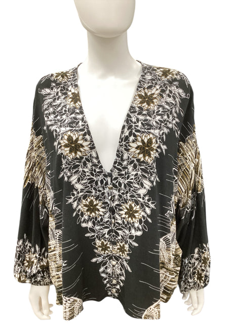 free people Size Medium Black/Colors Top