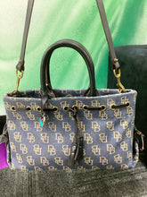 Load image into Gallery viewer, dooney &amp; bourke Blue &amp; beige Purse