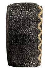 Load image into Gallery viewer, Black &amp; Gold Purse