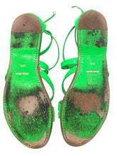 Load image into Gallery viewer, MIU MIU Size 8.5 neon green Shoes