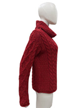 Load image into Gallery viewer, INIS CRAFTS Size Medium Red Sweater