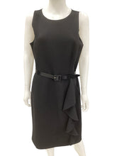 Load image into Gallery viewer, St John Size 10 Black Dress
