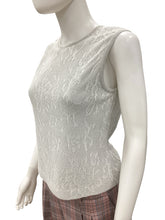 Load image into Gallery viewer, st.john Size Small SILVER Top