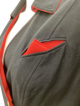 Load image into Gallery viewer, adolfo Size 10/12 Black &amp; Red Dress