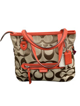 Load image into Gallery viewer, Coach Brown &amp; Orange Purse