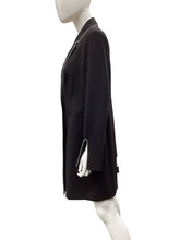 Load image into Gallery viewer, karl lagerfeld Size 12 Black &amp; Rhinestones Blazers