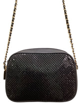 Load image into Gallery viewer, whiting &amp; davis Black &amp; Gold Purse