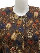 Load image into Gallery viewer, Christine Jaguin Size 14 Brown Print suit
