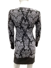 Load image into Gallery viewer, Nicole Miller Size 2 Black &amp; Grey Dress