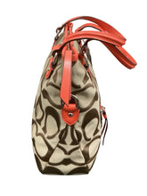 Load image into Gallery viewer, Coach Brown &amp; Orange Purse