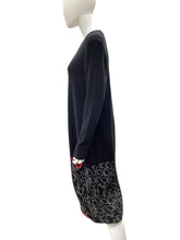 Load image into Gallery viewer, Chiara Cocol Milano Size Medium Black/Colors Dress