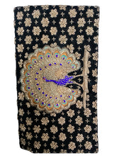 Load image into Gallery viewer, Indian Textile Co- Vintage Black/Colors Purse