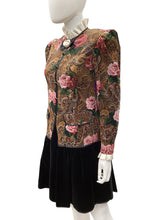 Load image into Gallery viewer, Size Small Black/Floral Dress