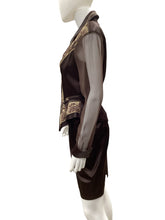 Load image into Gallery viewer, CACHE Size 6 Brown 2 piece