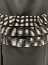 Load image into Gallery viewer, tory burch Size 10 black &amp; Silver Dress