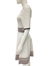 Load image into Gallery viewer, shoshana Size Medium White Print Dress