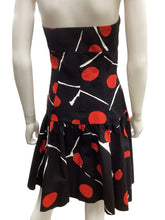 Load image into Gallery viewer, Dian Von Furstenberg Size Small Black &amp; Red Dress