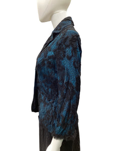 Alberto Makali Size Medium Turqouise Blazers