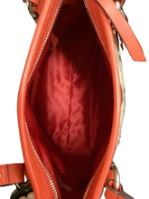 Load image into Gallery viewer, Coach Brown &amp; Orange Purse