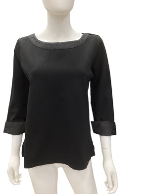 CHANEL Size Large Black Top