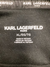 Load image into Gallery viewer, karl lagerfeld Size XL black &amp; Silver Sweater