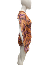 Load image into Gallery viewer, Dian Von Furstenberg Size 2 Multi-Color Top