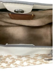 Coach Beige & white Purse