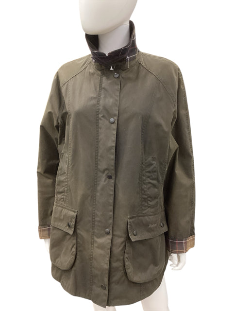 Barbour Size 14 olive Coat