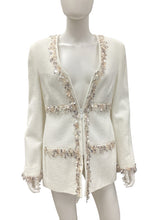Load image into Gallery viewer, louis feraud Size 8 off white Blazers