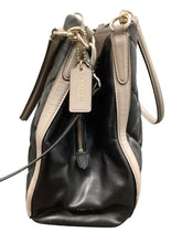 Load image into Gallery viewer, Coach Black &amp; Beige Purse