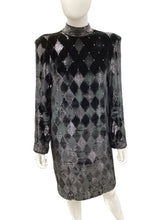 Load image into Gallery viewer, Vintage Size S/M Black Dress