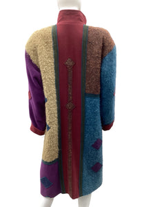 coloratura Size Large Multi-Color Coat
