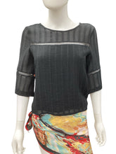 Load image into Gallery viewer, HD in Paris Size xs Black Top