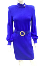Load image into Gallery viewer, St John Size Small Blue Dress