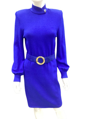 St John Size Small Blue Dress