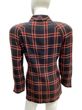 Load image into Gallery viewer, Christian Dior Size 4 Black &amp; Orange Blazers