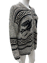 Load image into Gallery viewer, OBEY No 89 Black &amp; Beige Cardigan