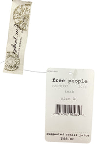 free people Size xs taupe Top