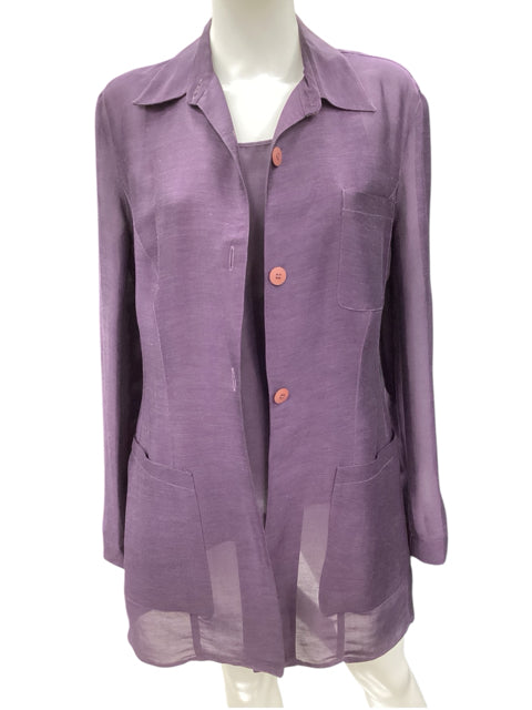 Emporio Armani Size 14 Purple Top