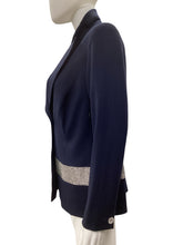 Load image into Gallery viewer, escada Size 12 Navy Blazers