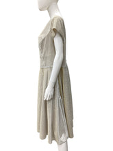 Load image into Gallery viewer, Oleg Cassini Size 20w Gold &amp; Silver Dress