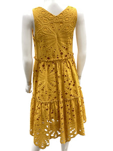 Trina Turk Size Small Mustard Dress